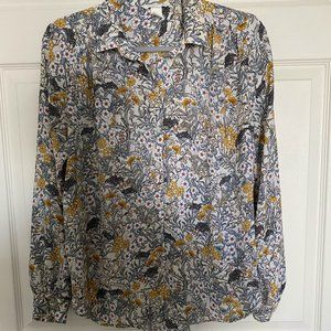 Floral Button-Up